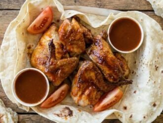 Halal Turkish food prepared and served at a Calgary restaurant in a calm dining setting
