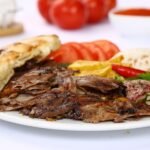 Turkish food platter representing Middle Eastern cuisine at a Calgary restaurant