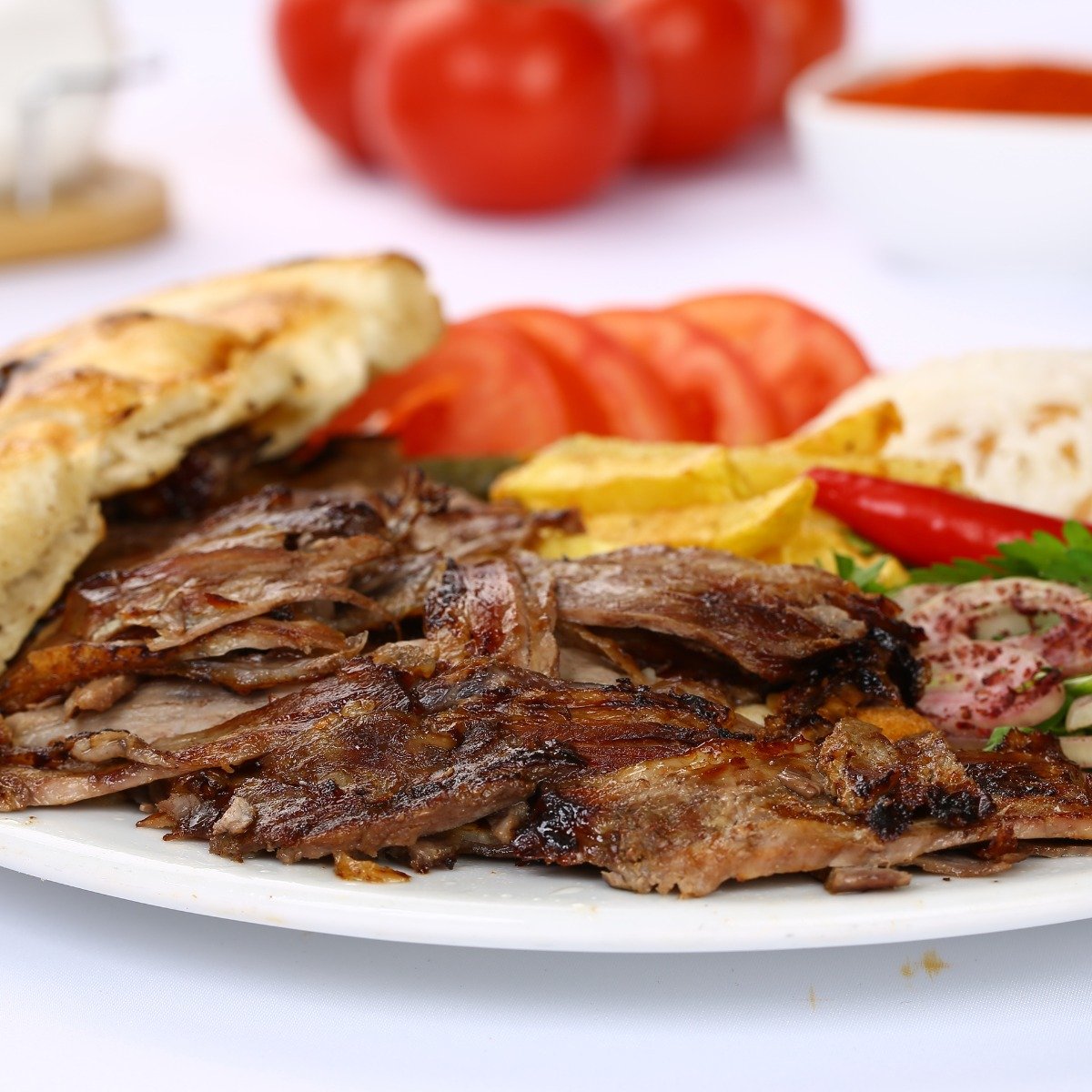 Turkish food platter representing Middle Eastern cuisine at a Calgary restaurant